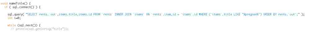 Requette SQL dans Processing